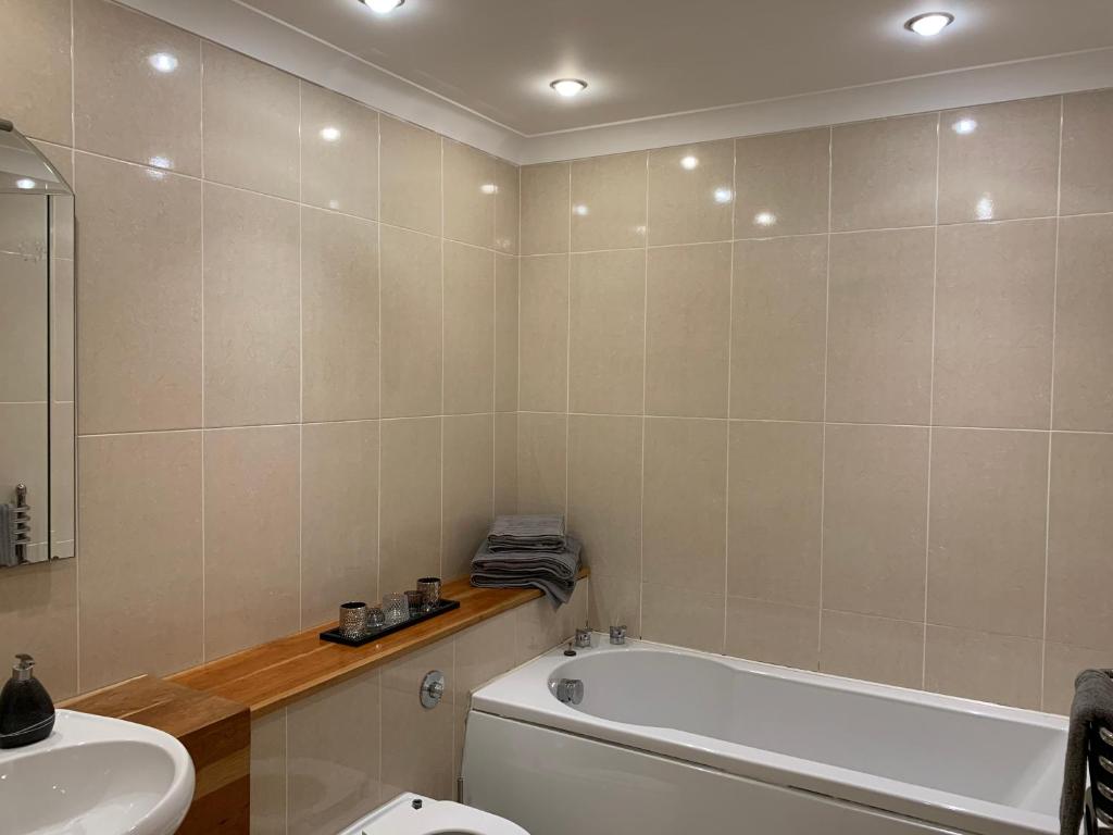 Koupelna v ubytování Killarney Town Apartment