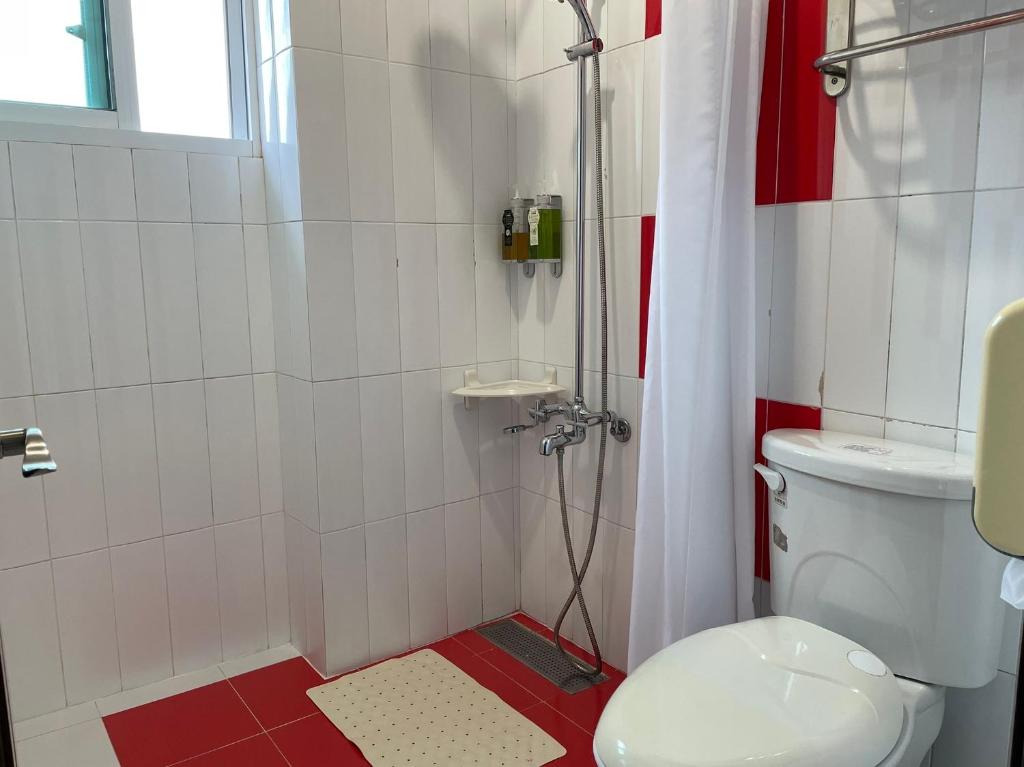 Koupelna v ubytování Shan Quan Zhi Lian Homestay
