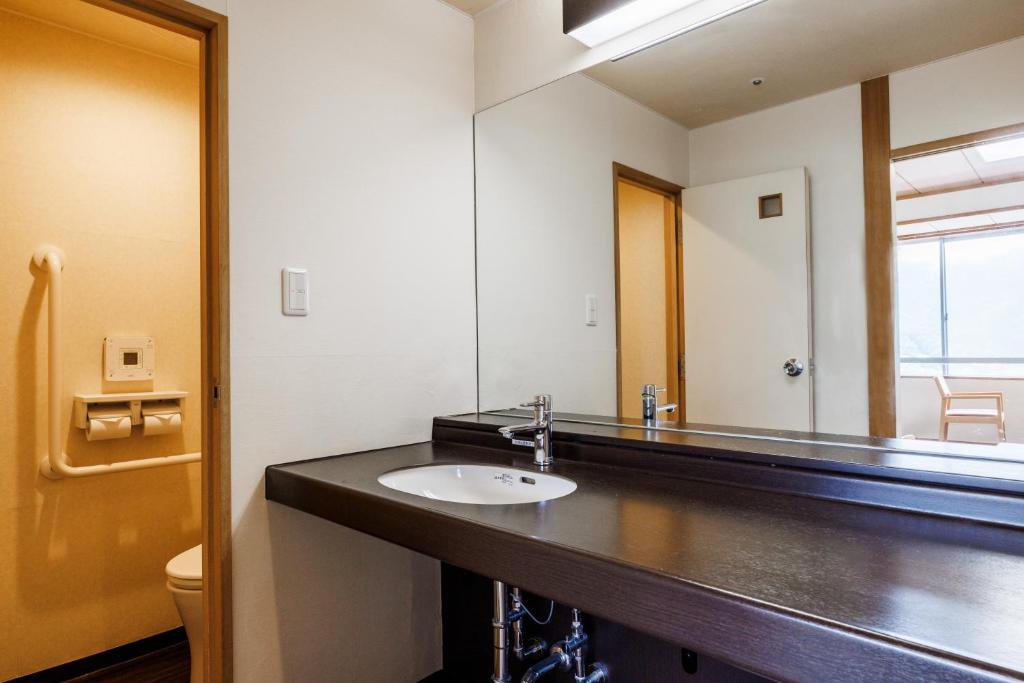 Koupelna v ubytování KAMENOI HOTEL Nagatoro Yorii