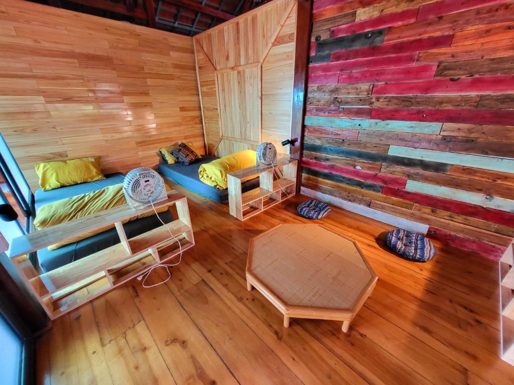 Giường trong phòng chung tại Ha Giang Loop Hostel &amp; Tours
