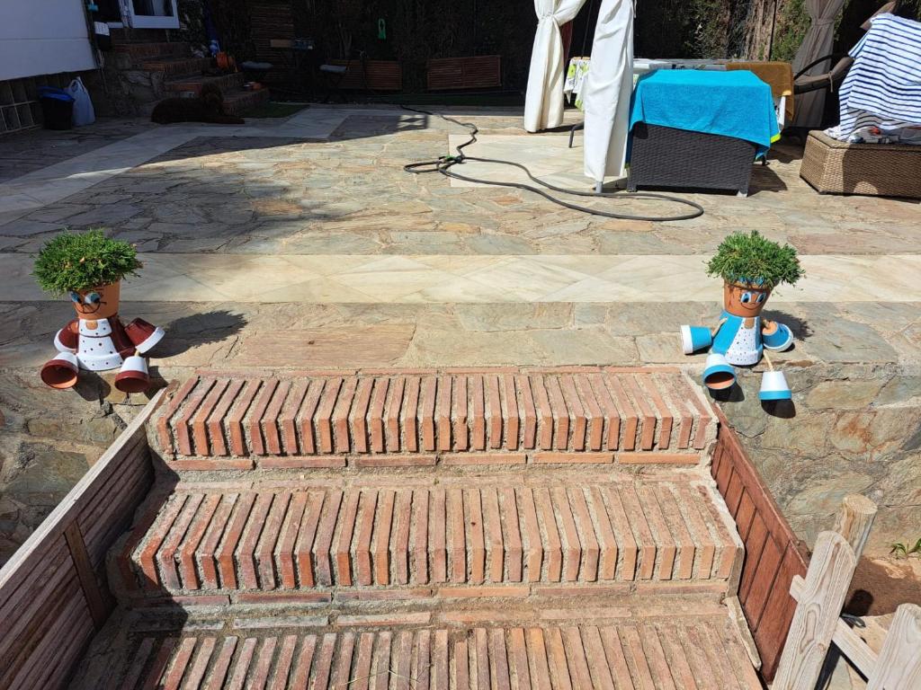 Zahrada ubytování Apartamento con jardín y piscina Pet friendly