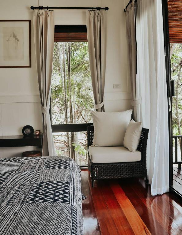 Postel nebo postele na pokoji v ubytování Shantaa Resort, Kohkood