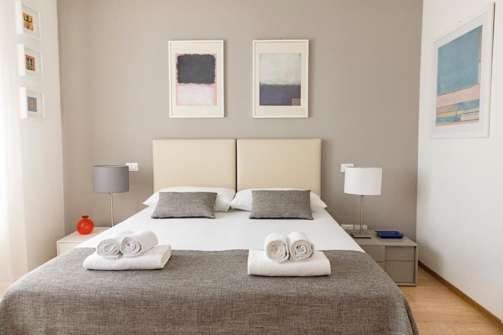 Posteľ alebo postele v izbe v ubytovaní B&B Villa Rosa
