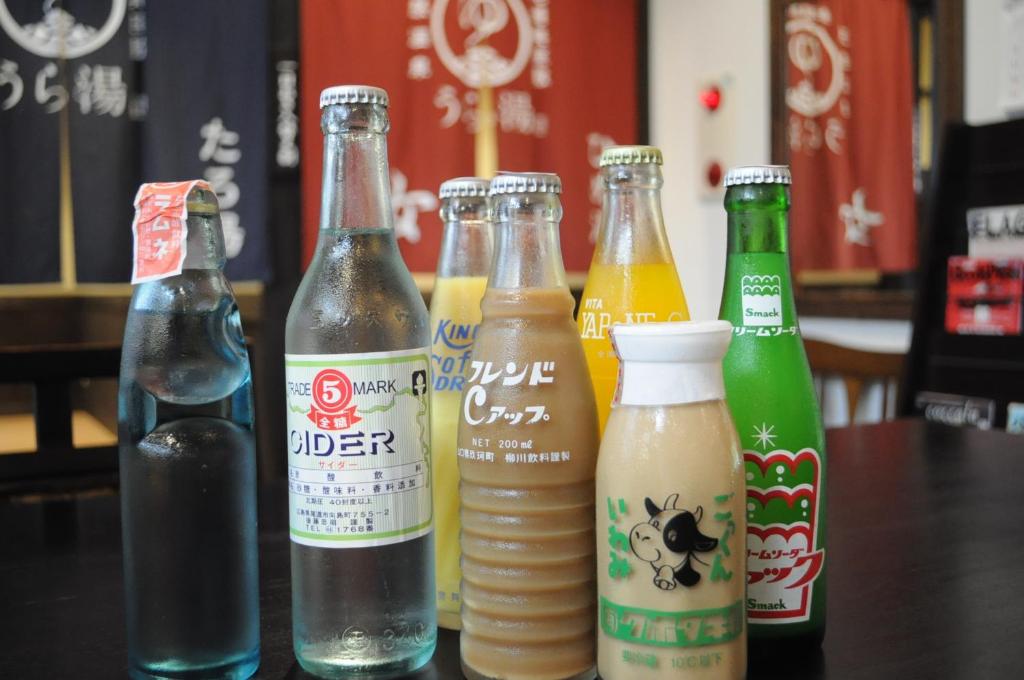 Nápoje v ubytování Onsen Urashima