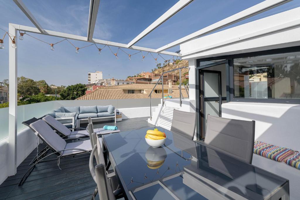 Balkón alebo terasa v ubytovaní Carmen Beach House in Malaga by Solaga Holiday Homes