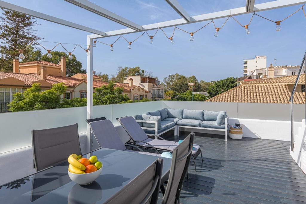 Balkón alebo terasa v ubytovaní Carmen Beach House in Malaga by Solaga Holiday Homes