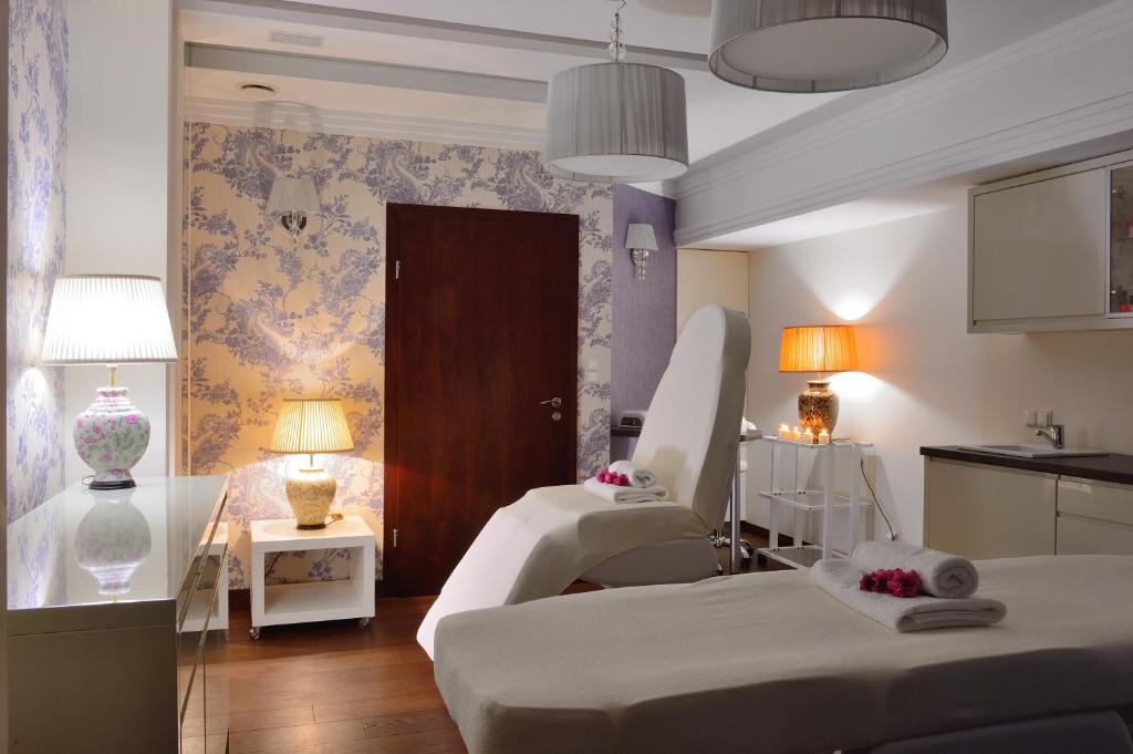 Posteľ alebo postele v izbe v ubytovaní Hotel Spa Laskowo