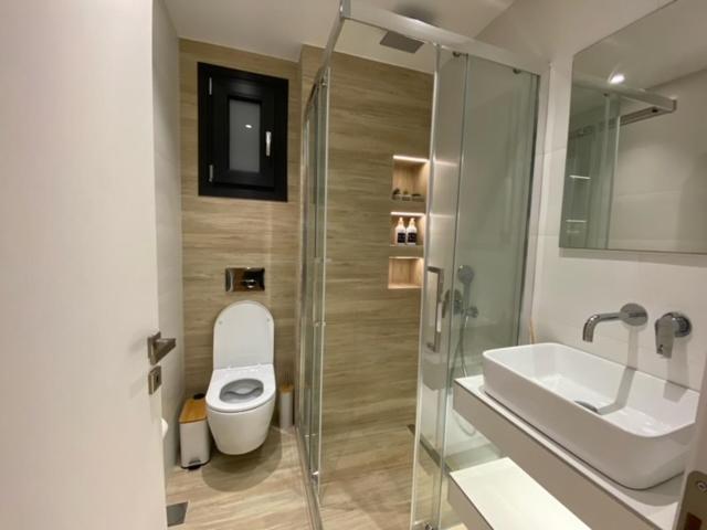 Kúpeľňa v ubytovaní Olea Suites 1