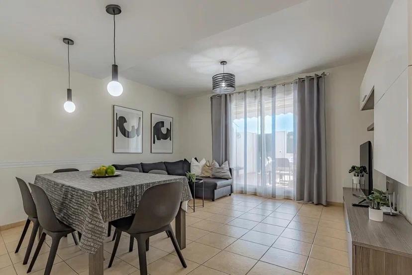 Posezení v ubytování Tenerifeopenhome Townhouse Oasis Fañabe 21