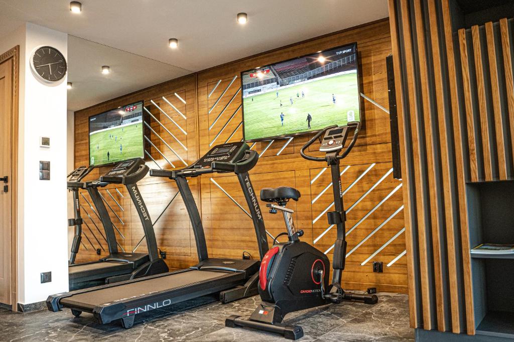 Posilňovňa alebo fitness centrum v ubytovaní Willa Jankes