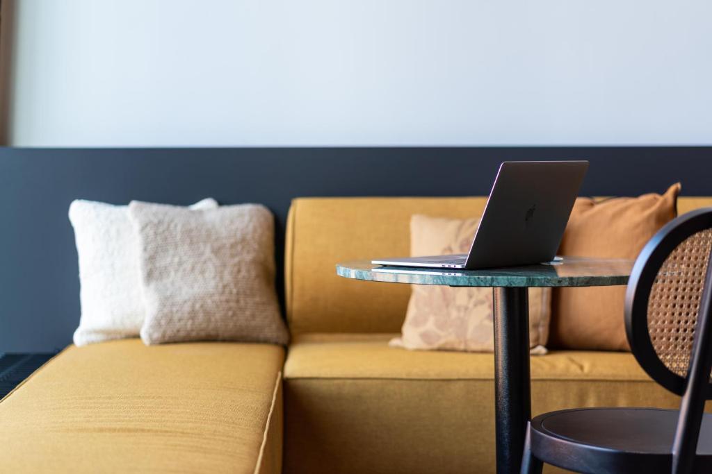 Posezení v ubytování Black F Tower - Serviced Apartments