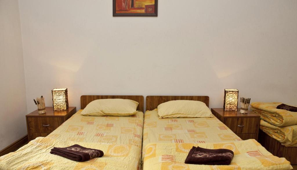 Postel nebo postele na pokoji v ubytování Hostel Mostel Sofia