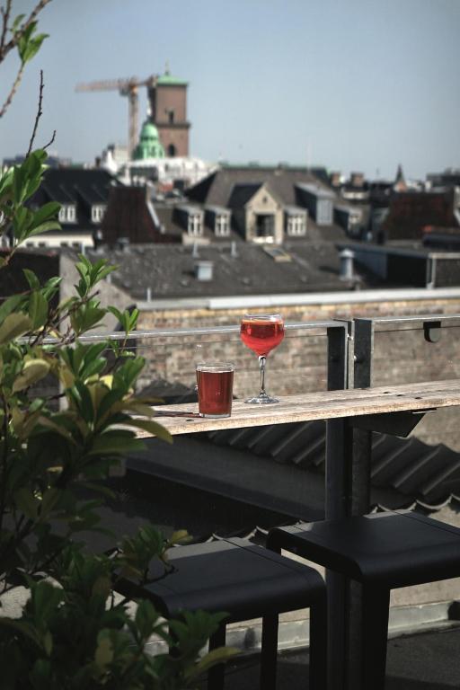 Balkón nebo terasa v ubytování Hotel Danmark