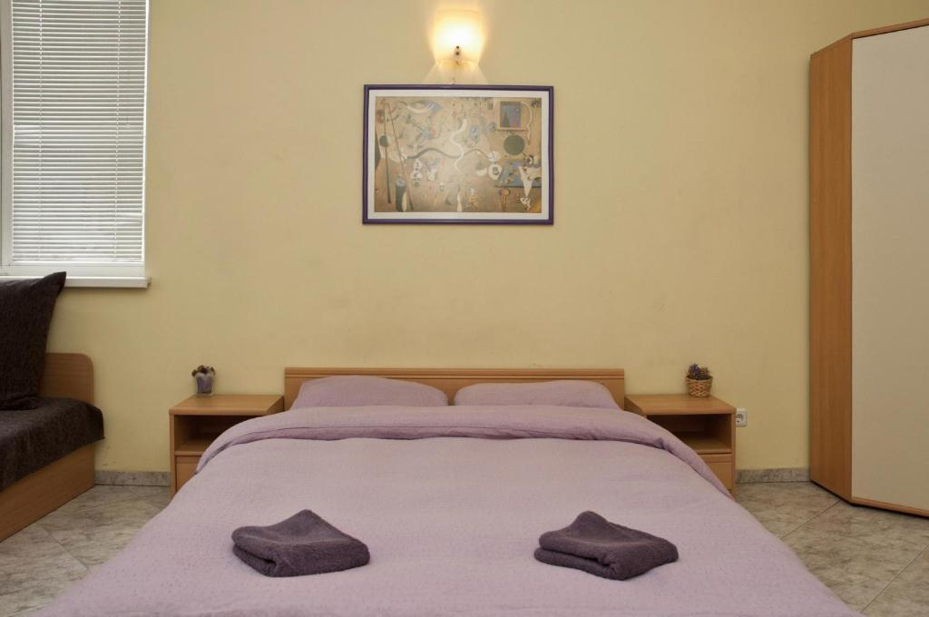 Postel nebo postele na pokoji v ubytování Hostel Mostel Sofia