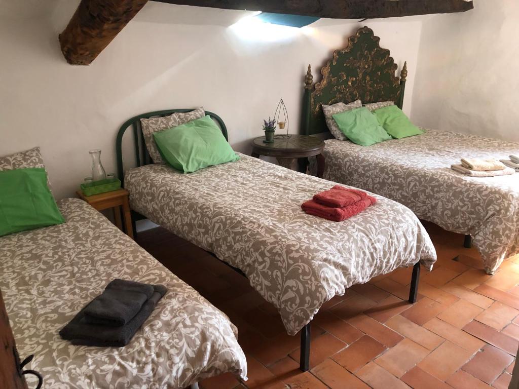 Postel nebo postele na pokoji v ubytování Mas La Coma