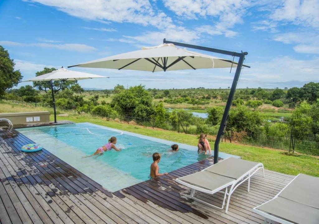 Bassein majutusasutuses Jacana River Lodge Mjejane Game Reserve või selle lähedal