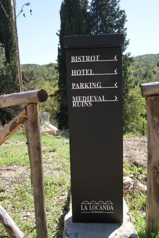 Certifikát, hodnocení, plakát nebo jiný dokument vystavený v ubytování La Locanda di Petriolo