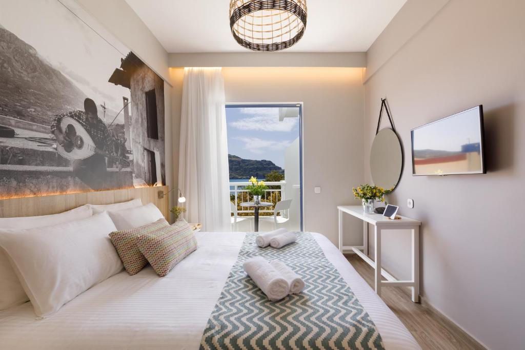 Postel nebo postele na pokoji v ubytování Sofia Hotel