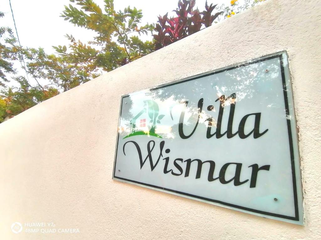 Certifikát, hodnocení, plakát nebo jiný dokument vystavený v ubytování Villa Wismar Hikkaduwa