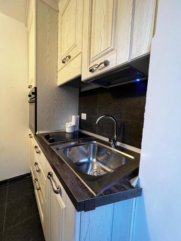 Kuchyň nebo kuchyňský kout v ubytování B&B Room Code 1