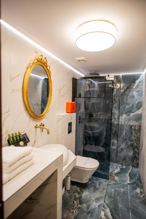 Koupelna v ubytování Vip Lepanto Castle Suites