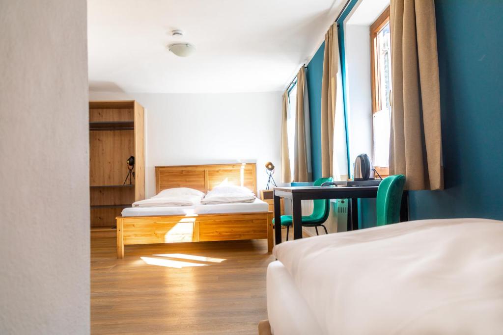 Postel nebo postele na pokoji v ubytování Gästehaus Johanna Self-Check-In