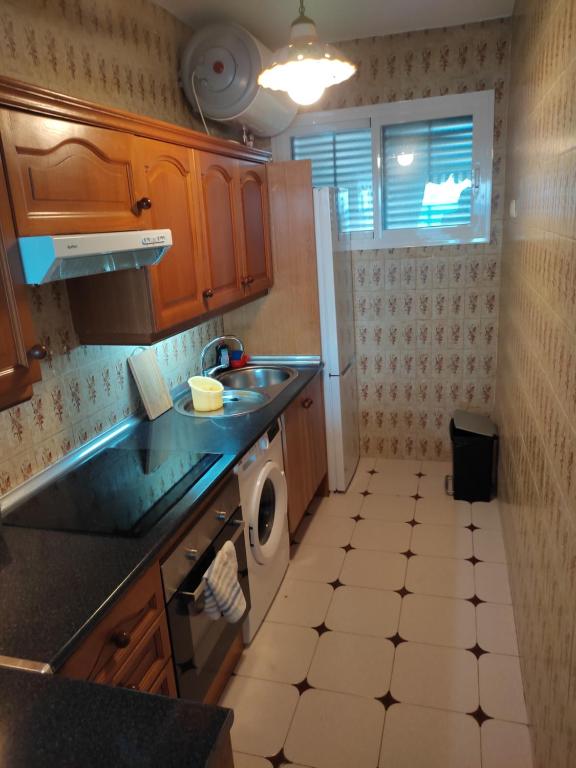 Kuchyň nebo kuchyňský kout v ubytování Aguadulce playa