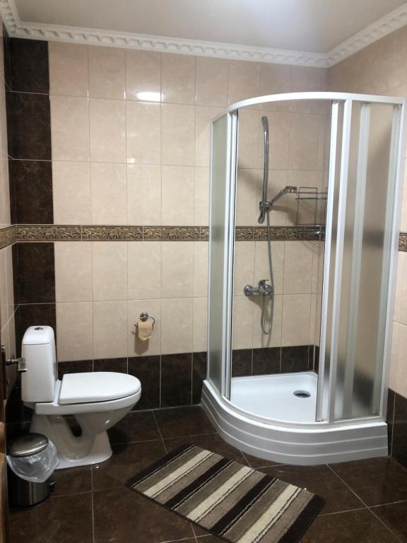 Koupelna v ubytování Hotel Ashad