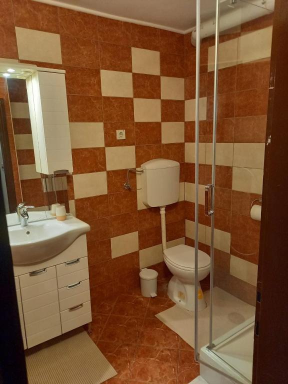 Kúpeľňa v ubytovaní Old town Apartment