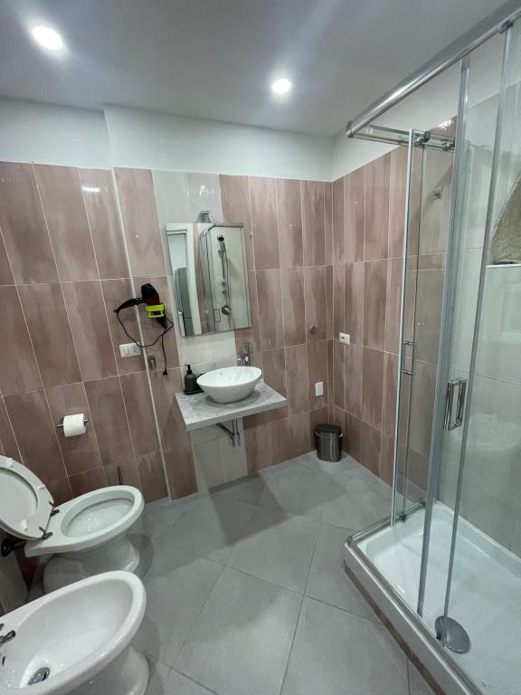 Koupelna v ubytování B&B suite anfiteatro Pozzuoli