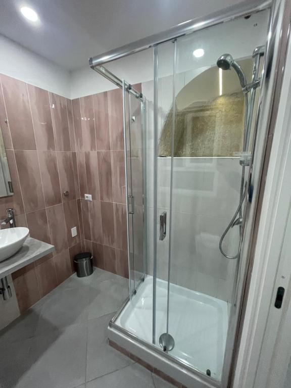 Koupelna v ubytování B&B suite anfiteatro Pozzuoli