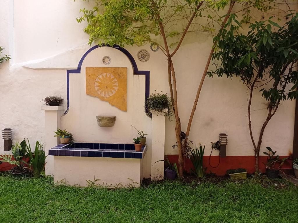 Zahrada ubytování Posada Antiguo Camino Real
