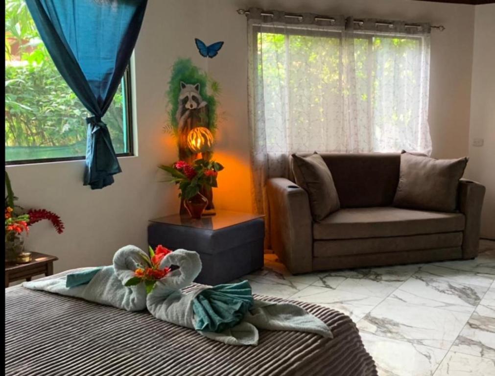 Posezení v ubytování Casa Mambo