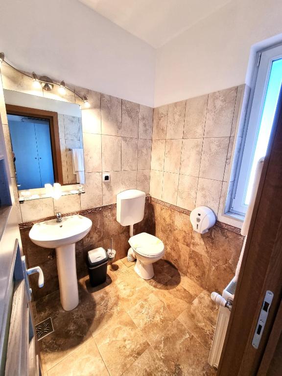 Koupelna v ubytování Motel Via Targu Mures