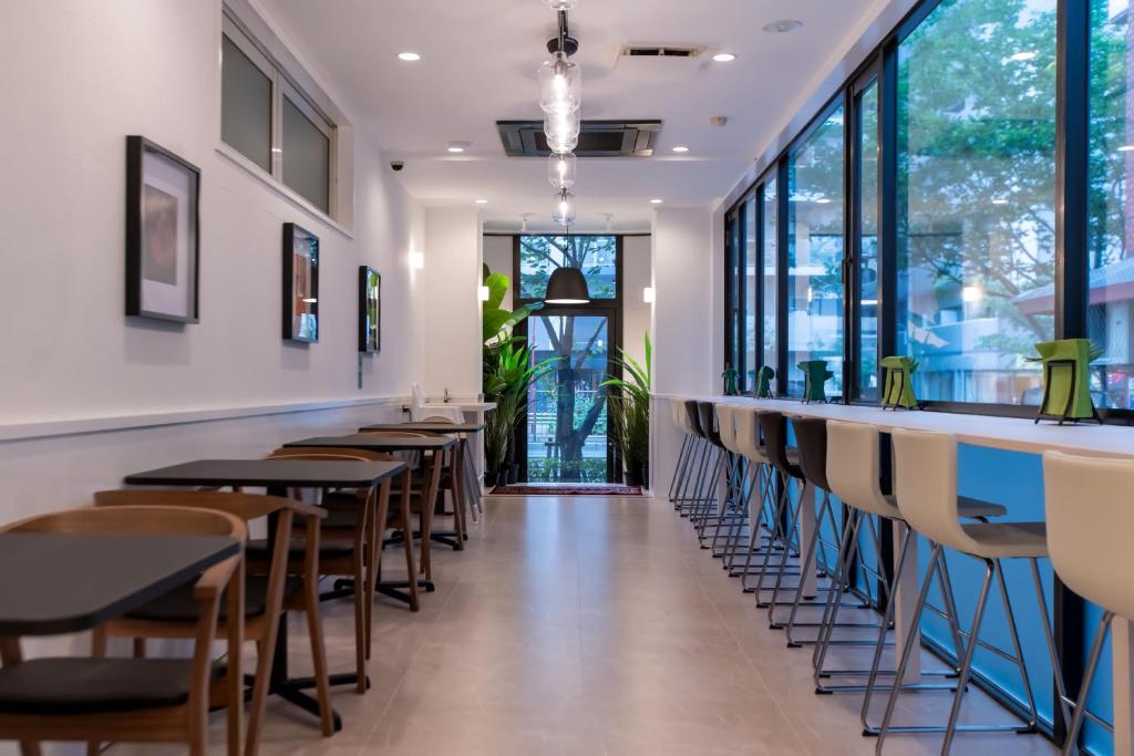 Veitingastaður eða matsölustaður á Asakusa Designer Hotel YOSHII