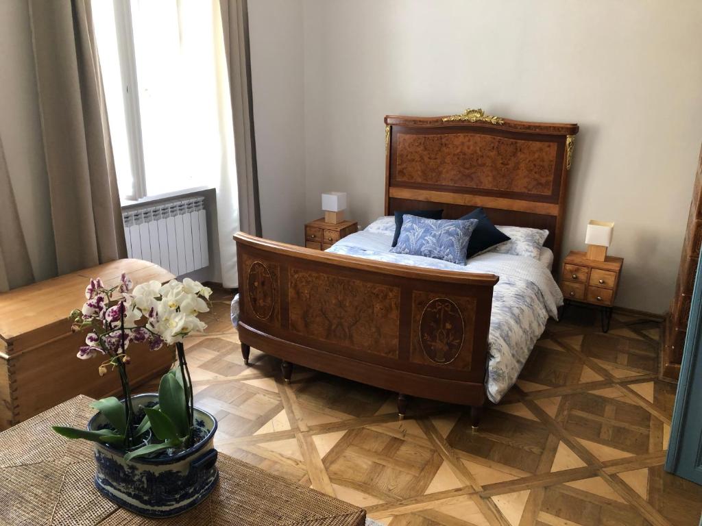 Posteľ alebo postele v izbe v ubytovaní Przemysl Old Town Style