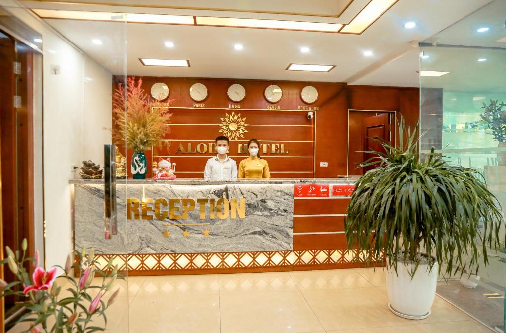Vstupní hala nebo recepce v ubytování Aloha Hotel
