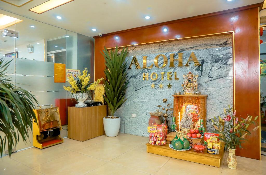 Vstupní hala nebo recepce v ubytování Aloha Hotel