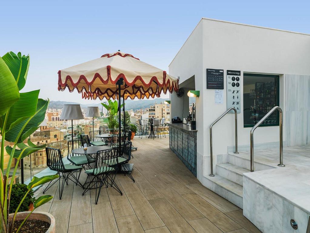 Balkon lub taras w obiekcie H10 Croma Málaga