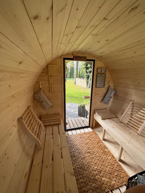 Posezení v ubytování Ferienwohnungen Ast