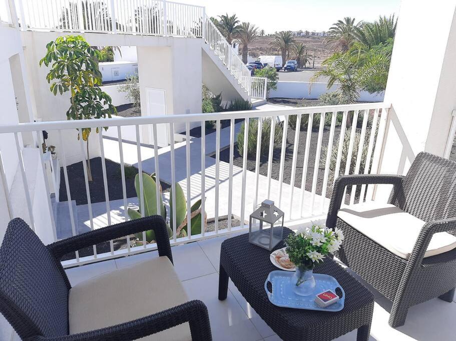 Balkón alebo terasa v ubytovaní Casa Amor Costa Teguise
