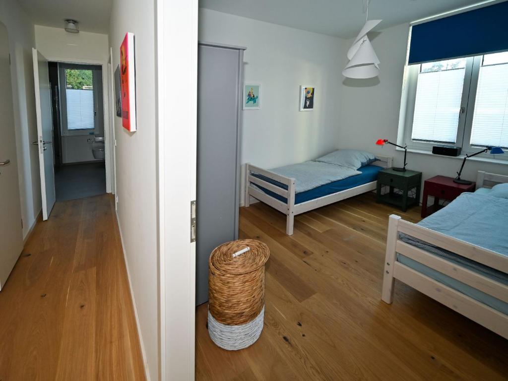 Postel nebo postele na pokoji v ubytování Nees in Wind - Eichenhain