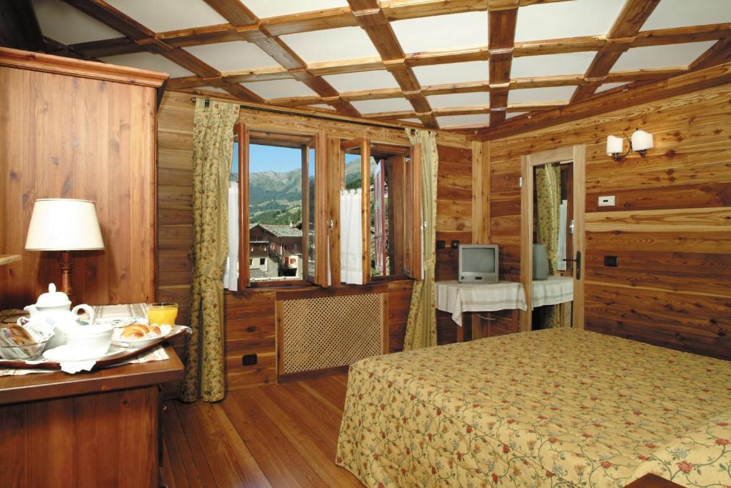 TV a/nebo společenská místnost v ubytování Hotel Castor
