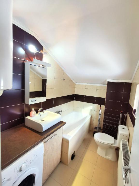 Koupelna v ubytování Odmaraliste Kod Miće Apartman 2
