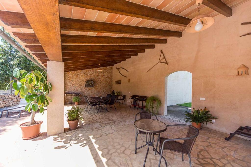 A patio or other outdoor area at Finca Cas Contador Mallorca