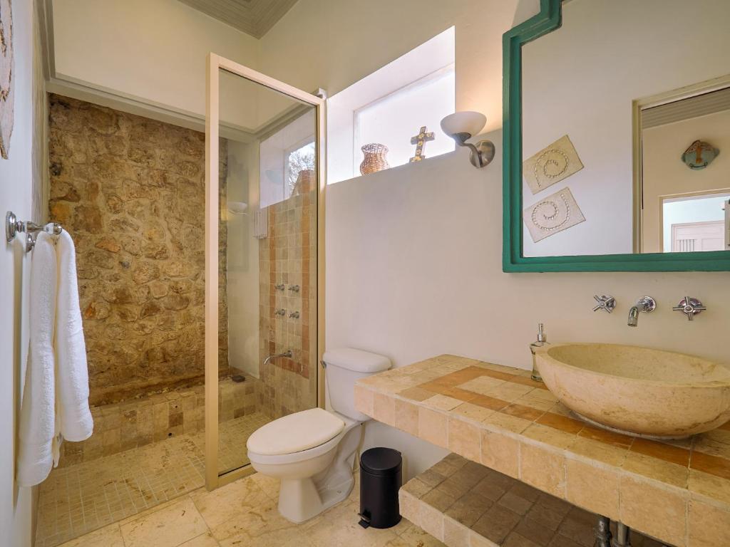 Koupelna v ubytování Casona 66 Merida Boutique Hotel