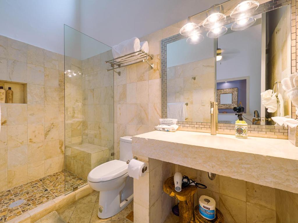 Koupelna v ubytování Casona 66 Merida Boutique Hotel
