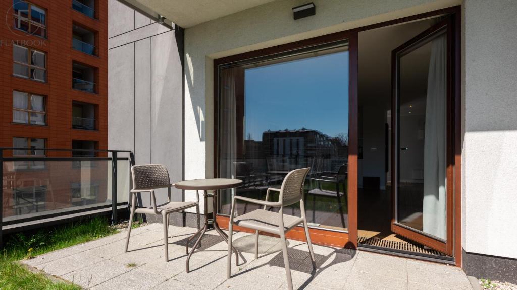 Balkón alebo terasa v ubytovaní Flatbook - City Center SPA Apartments Motlawa