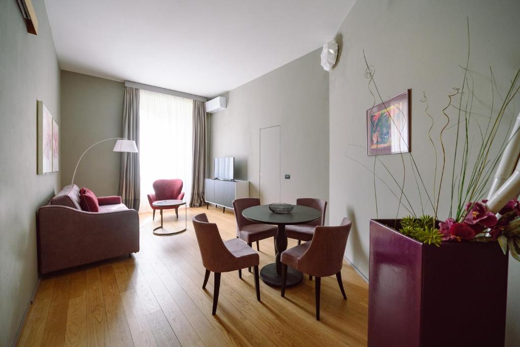 Posezení v ubytování Palazzo Froussard B&B and Living