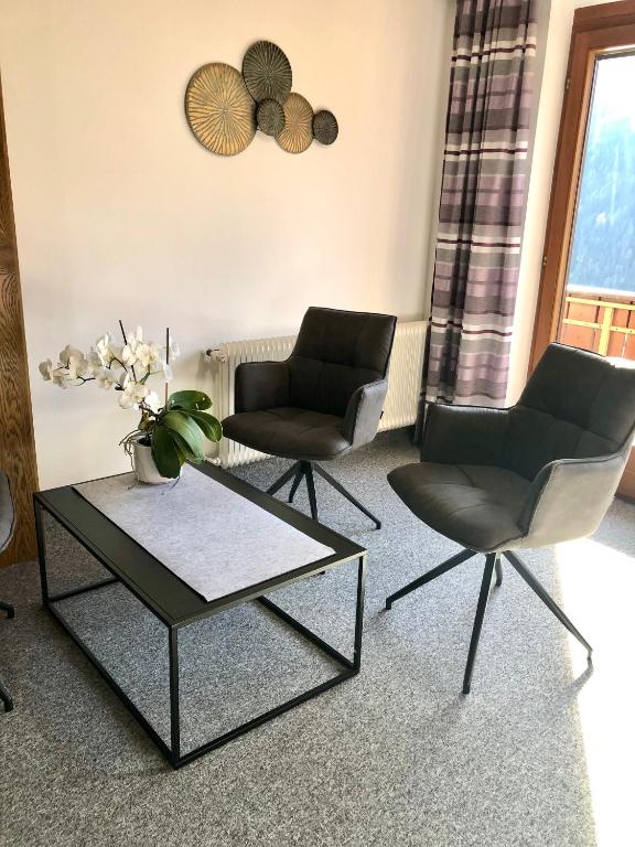 Posezení v ubytování Haus Hubertus Sommerpreise incl Sommercard